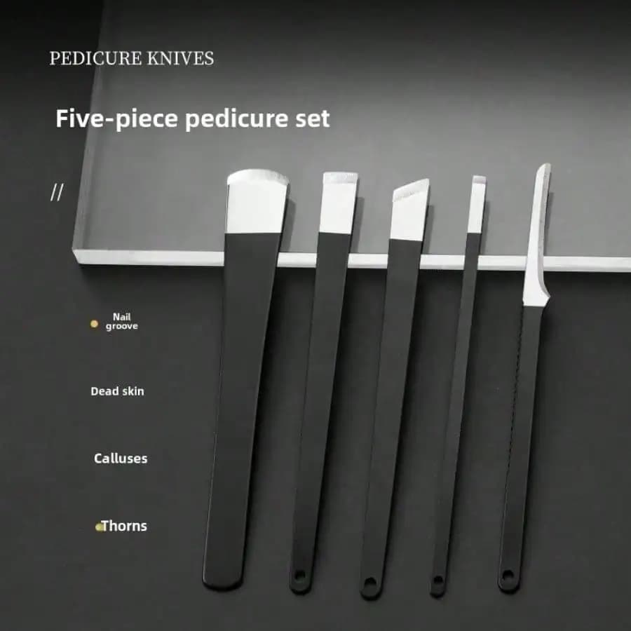 Stainless steel ingrown toenail and callus removal set — image 3