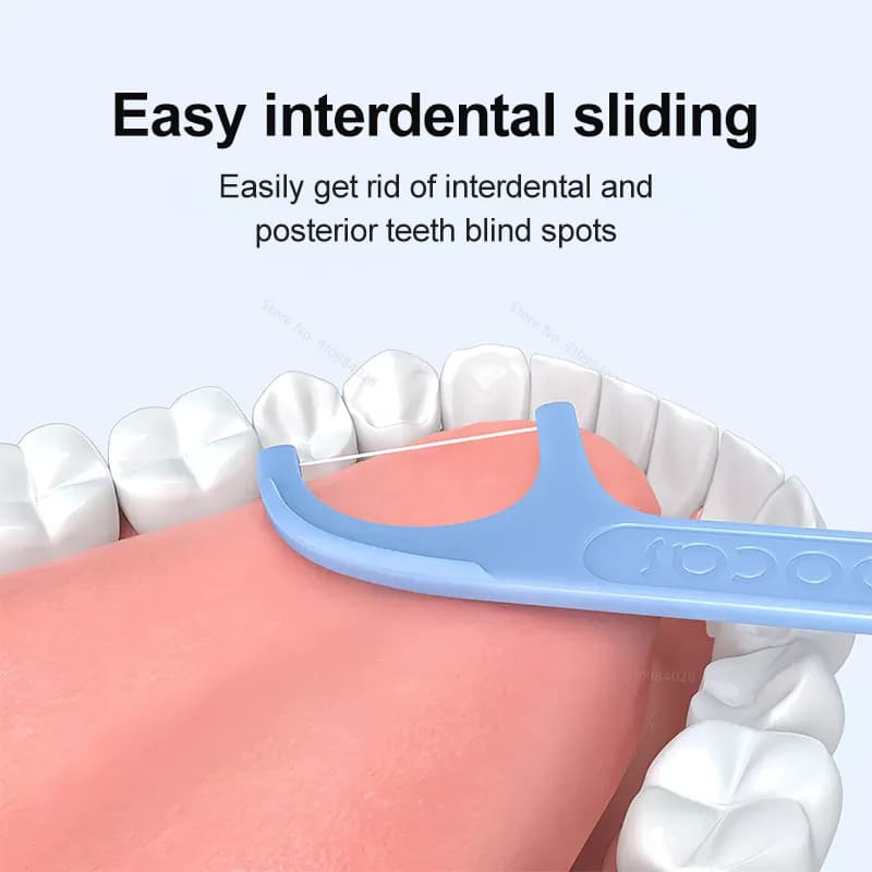 ergonomic food‑grade dental flosser toothpicks — image 6