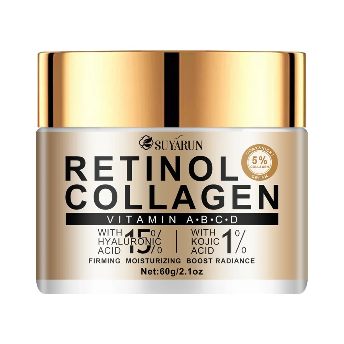 Collagen moisturizing cream with kojic and hyaluronic acids — image 7