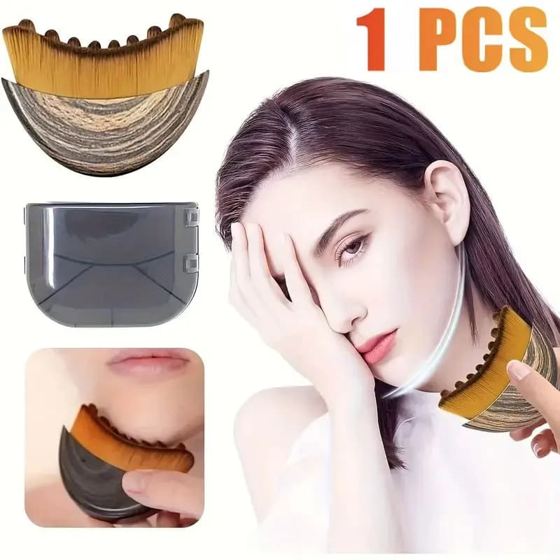 Lymphatic Contour Face Brush for Chin & Jawline Sculpting