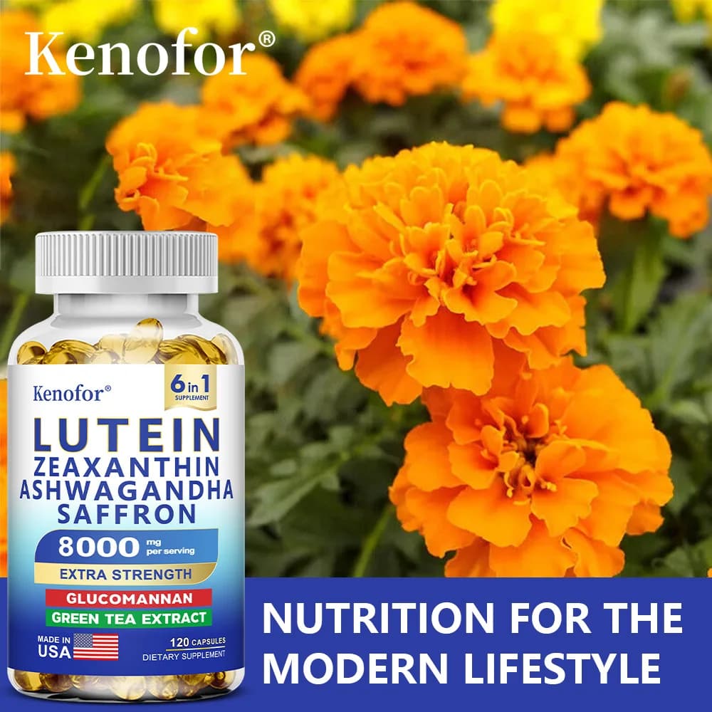 bottle of lutein and zeaxanthin supplement — image 6