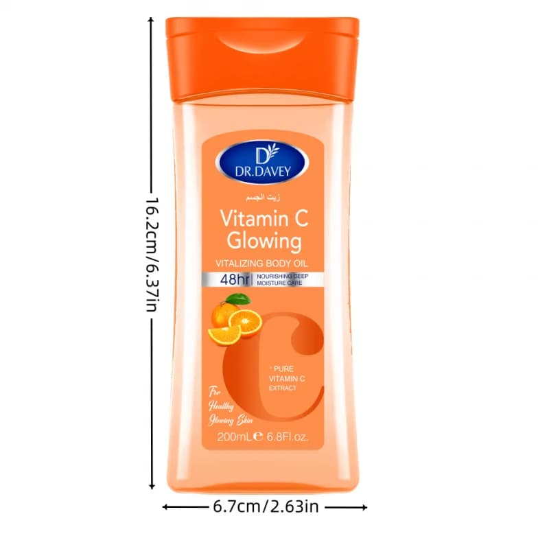 Dr. Davey vitamin C body treatment oil bottle — image 4