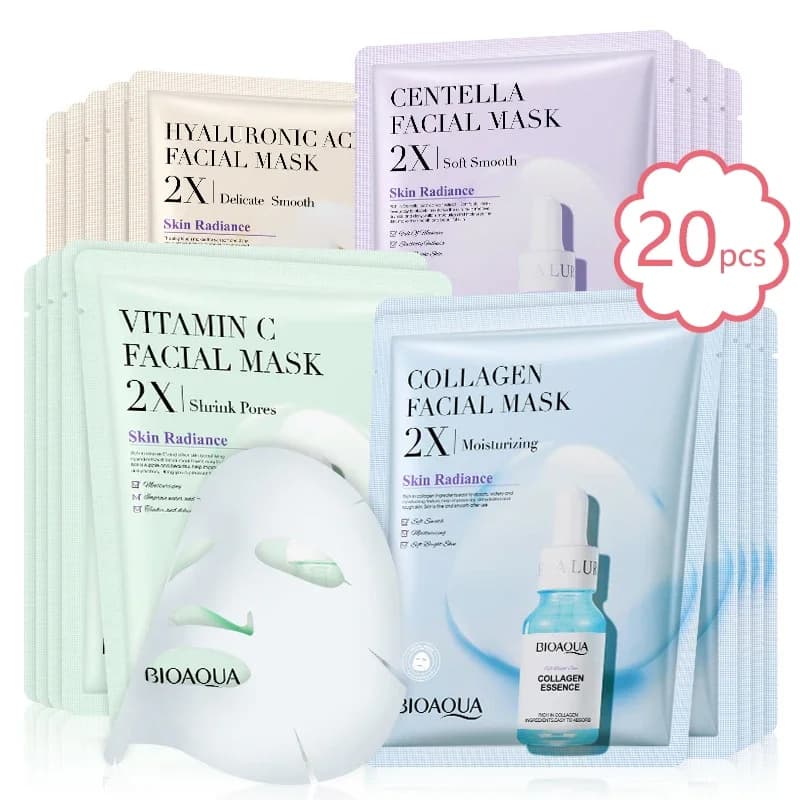 Centella collagen vitamin C moisturizing sheet mask pack — image 1