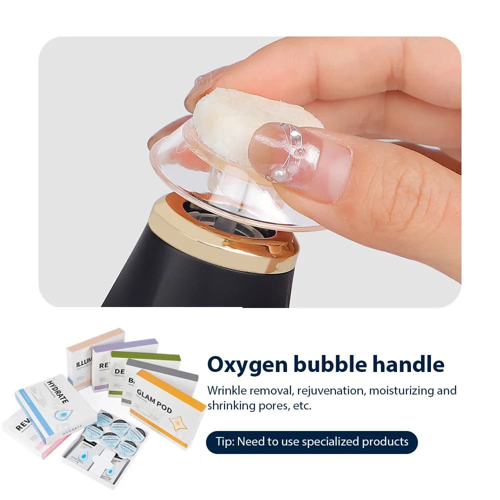 portable CO2 oxygen facial machine with bubble pen — image 3