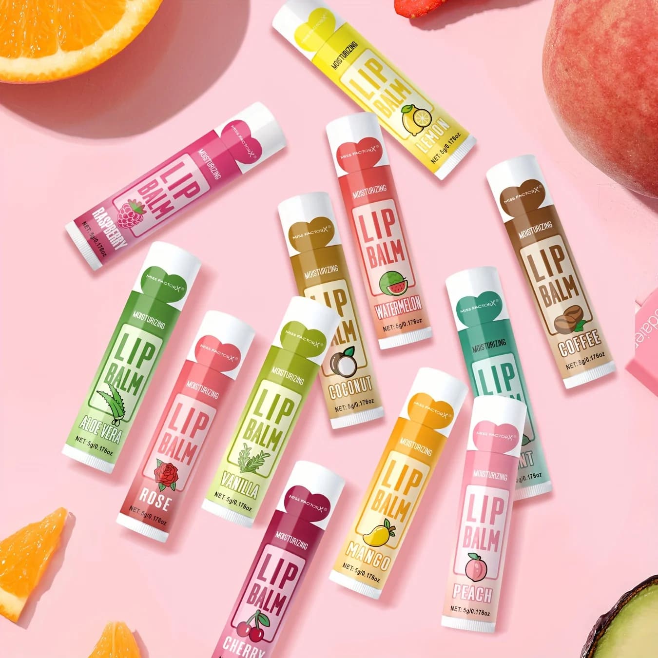 set of twelve 5 g moisturizing lip balms — image 6