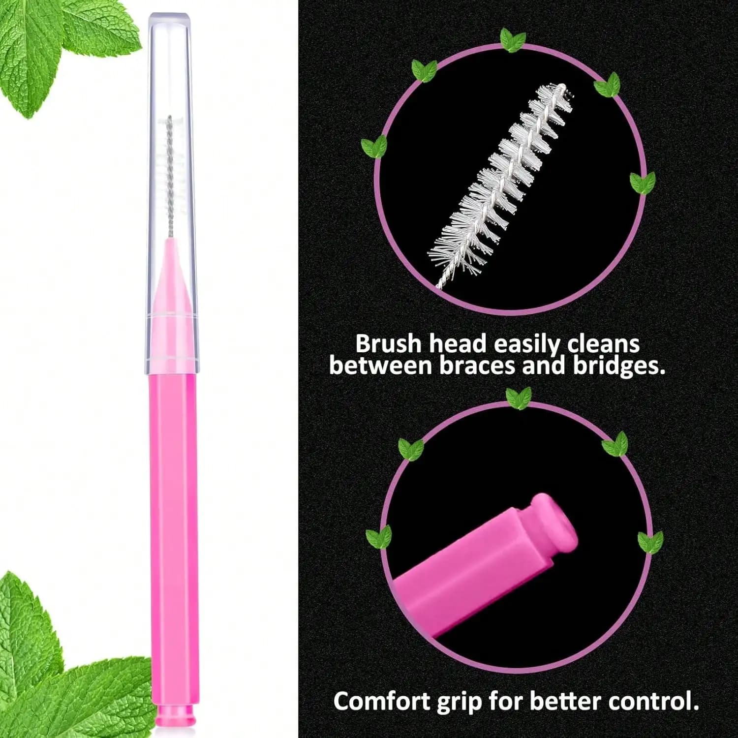 interdental brush toothpick set with 100 pieces — image 6