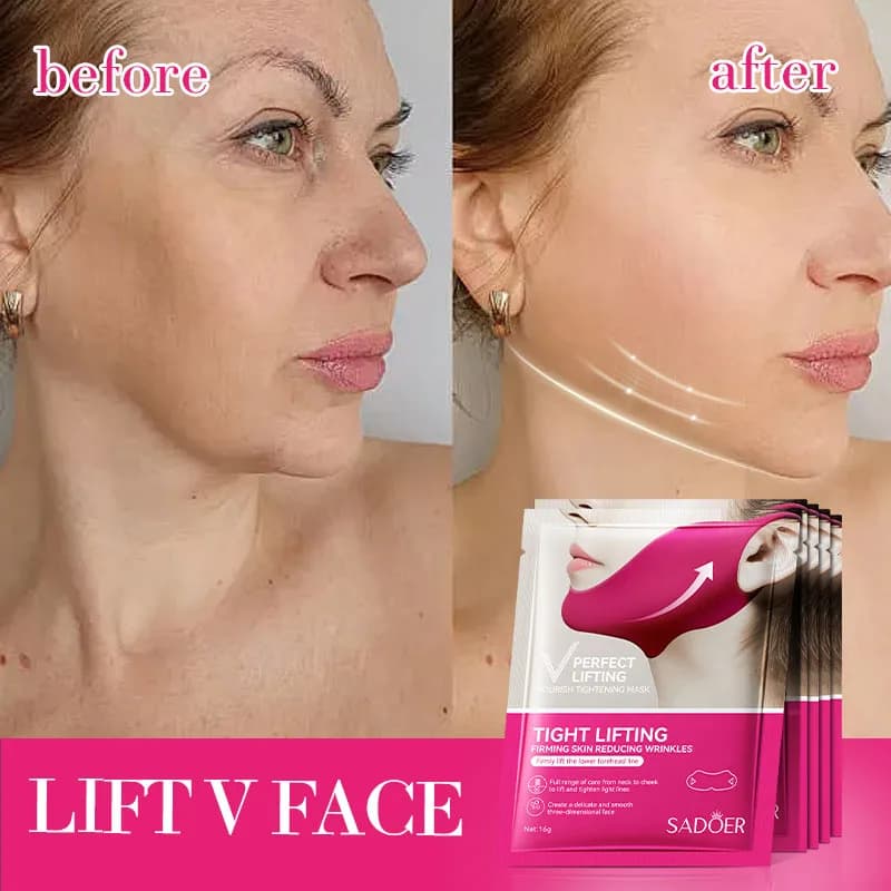 V-Shape firming face lift mask in packaging — image 3