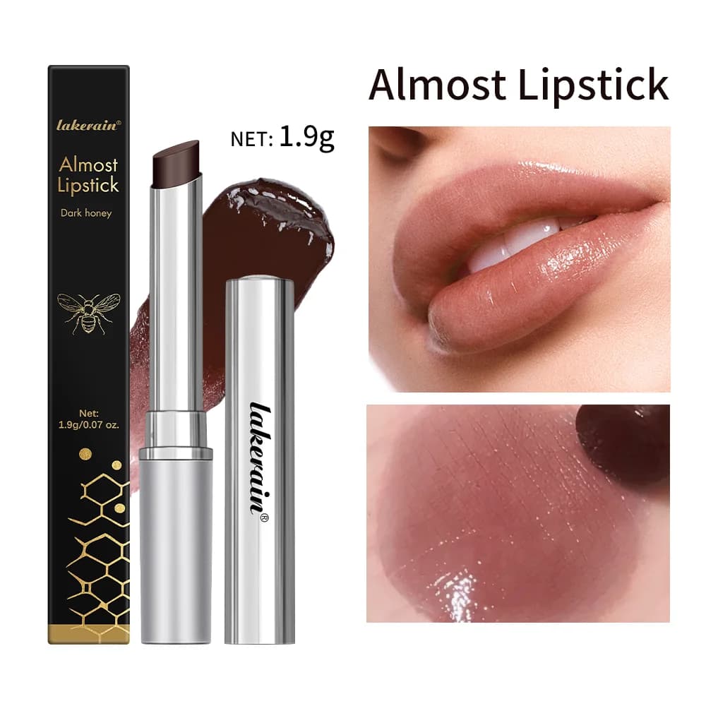 Honey pink tinted lip balm tube — image 7