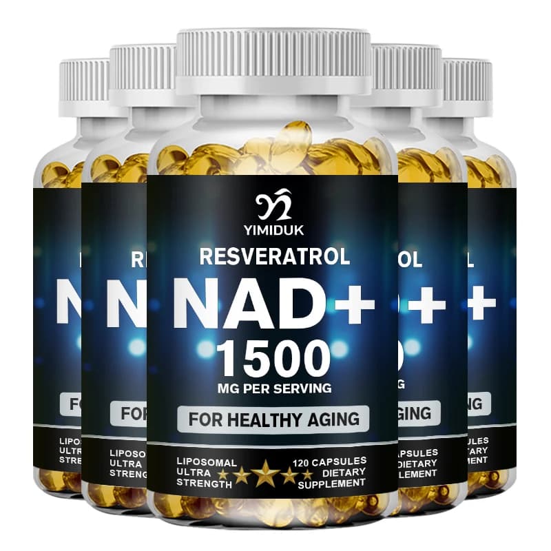 Liposomal NAD+ supplement capsules with resveratrol — image 8