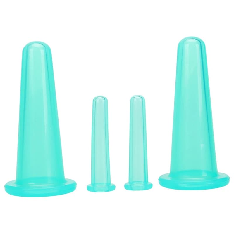 four silicone vacuum cupping jars — image 8