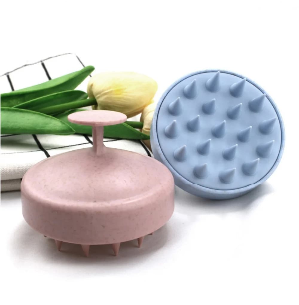 silicone scalp massage brush with soft bristles — image 5
