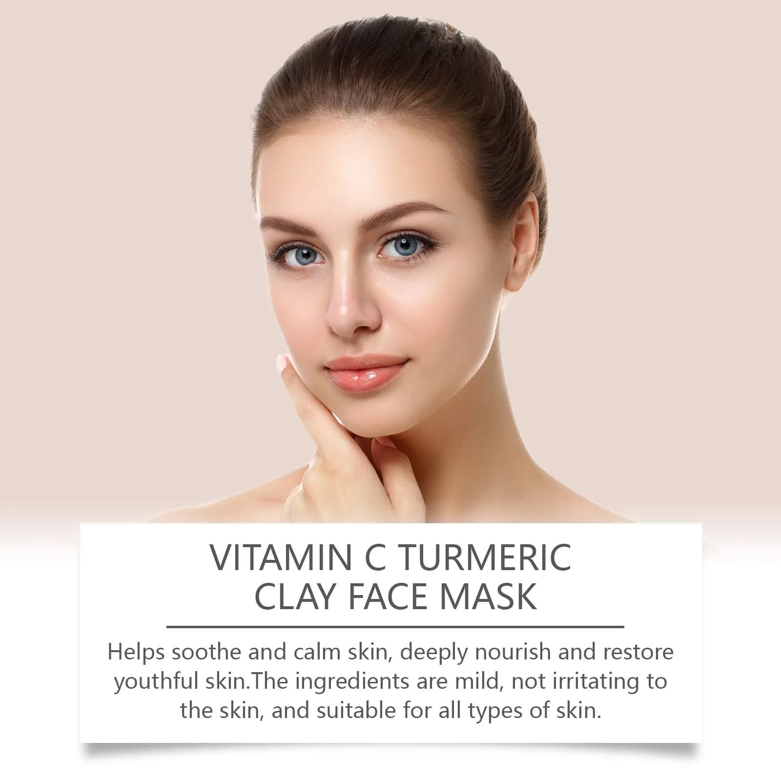 Vitamin C and turmeric exfoliating facial mask — image 4