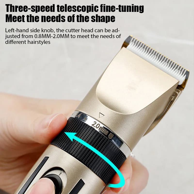 FUNMENTO rechargeable electric hair trimmer for men — image 2