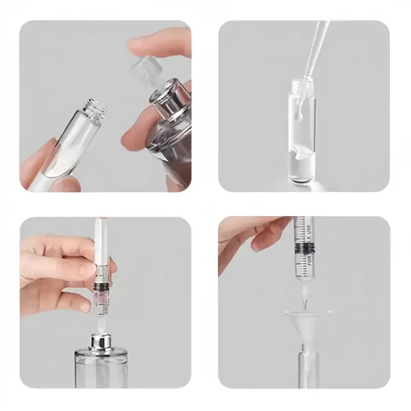 Perfume supplement set with funnel, pipette, dropper and syringe — image 4