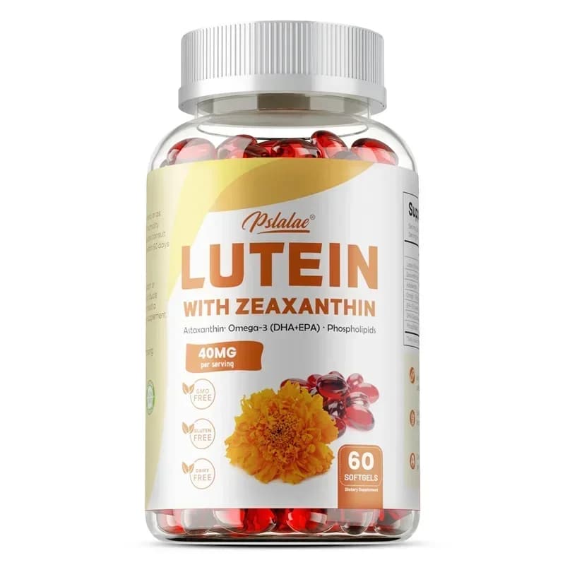 bottle of lutein and zeaxanthin capsules — image 8