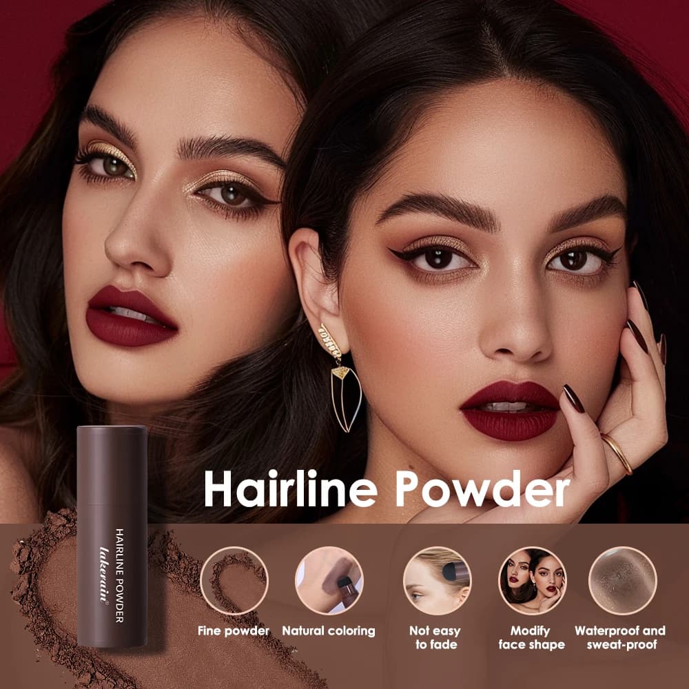 waterproof hairline shadow powder for root cover-up — image 4