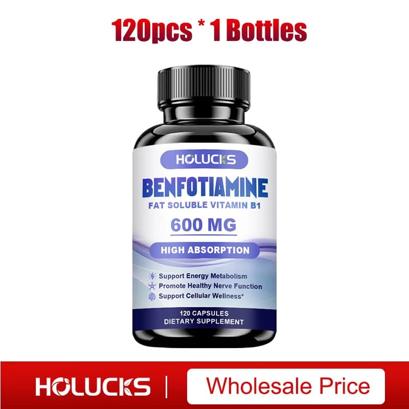 bottle of benfotiamine 600 mg capsules — image 8