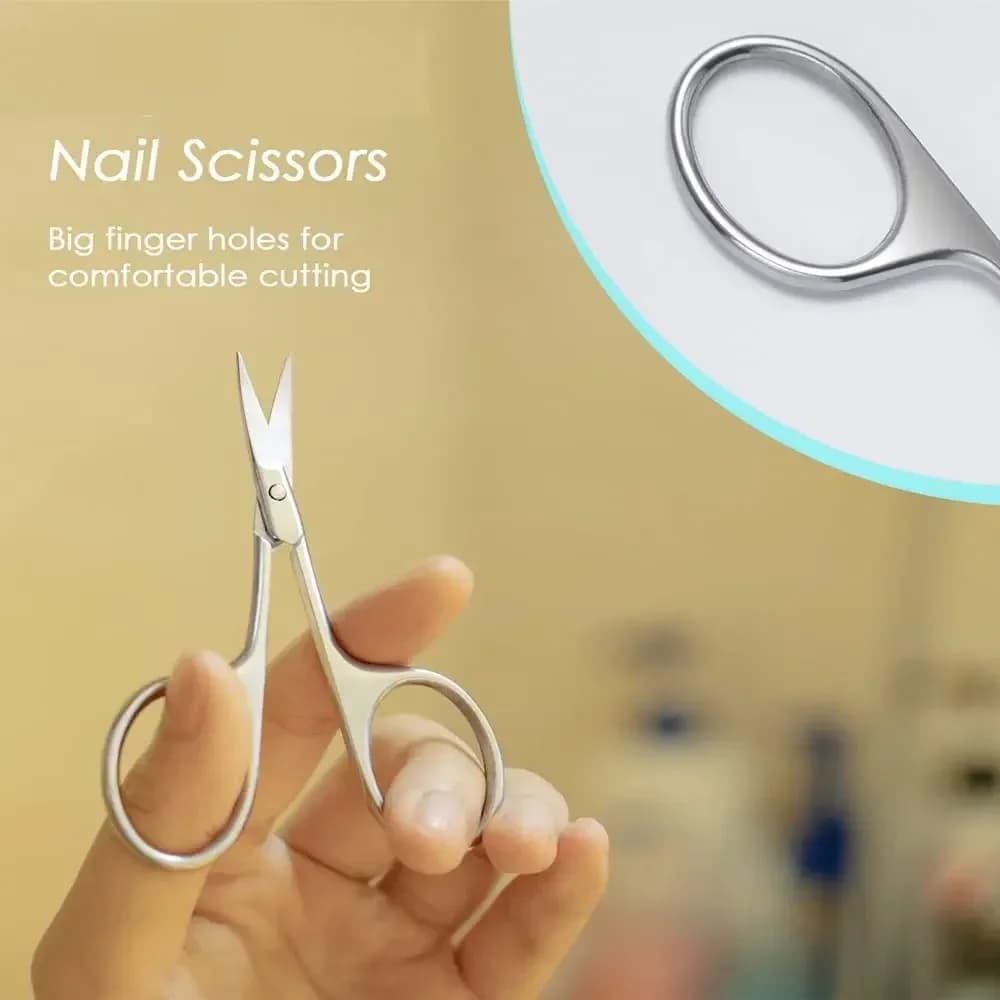 Stainless steel cuticle scissors — image 5