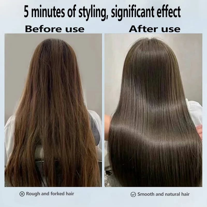 hair straightener and dryer with negative ion plates — image 6