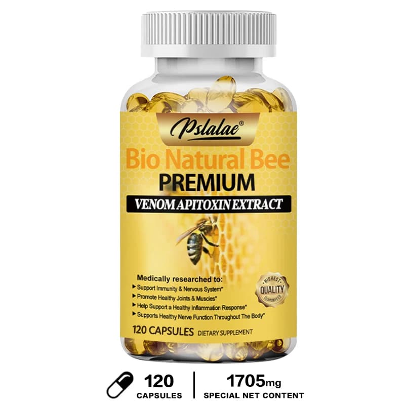 bee propolis capsules in a bottle — image 7