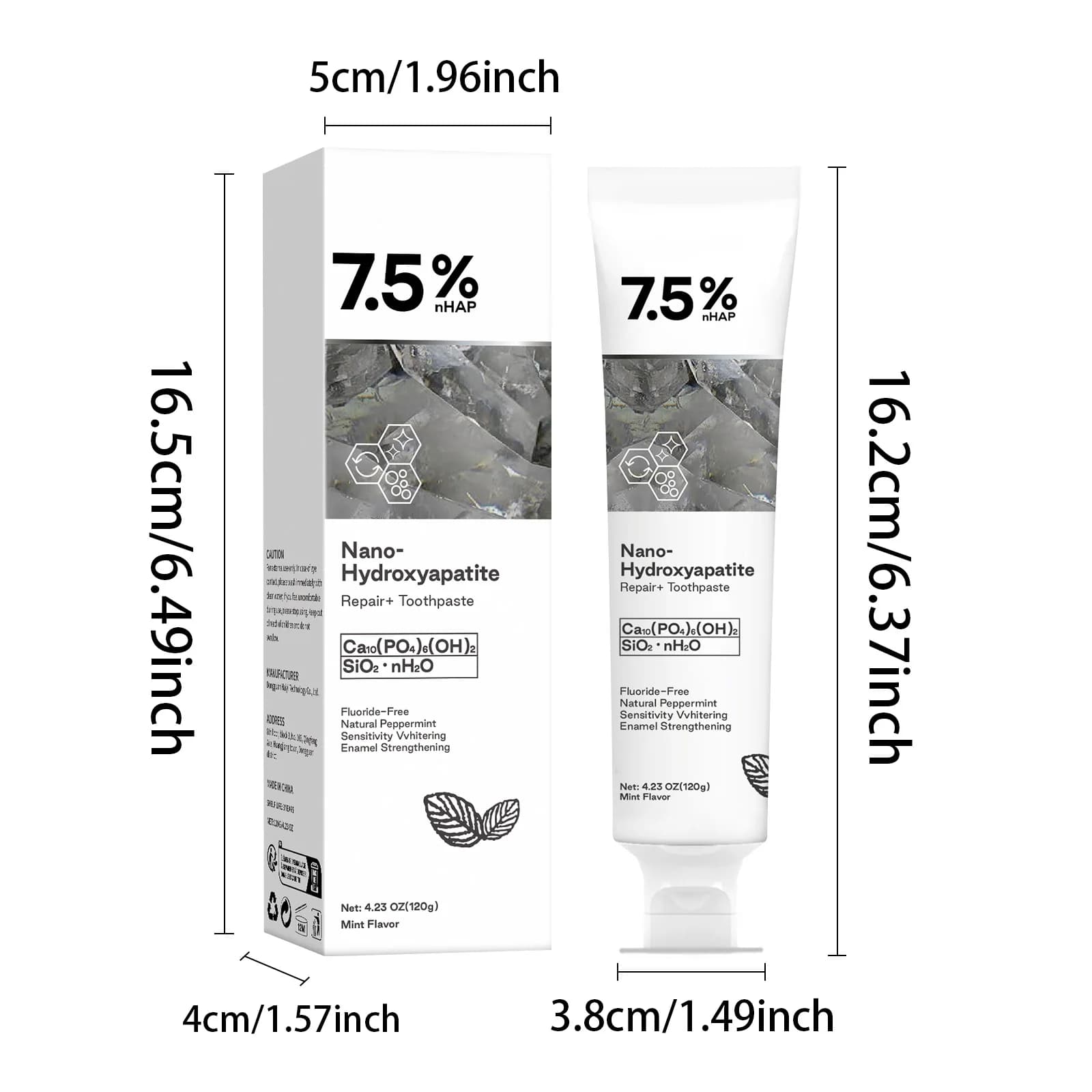 tube of nano hydroxyapatite toothpaste — image 6