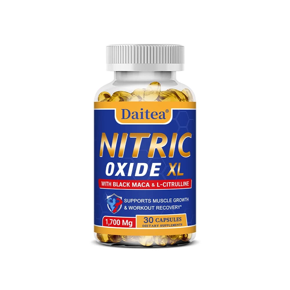 bottles of nitric oxide men's health capsules with maca root — image 8