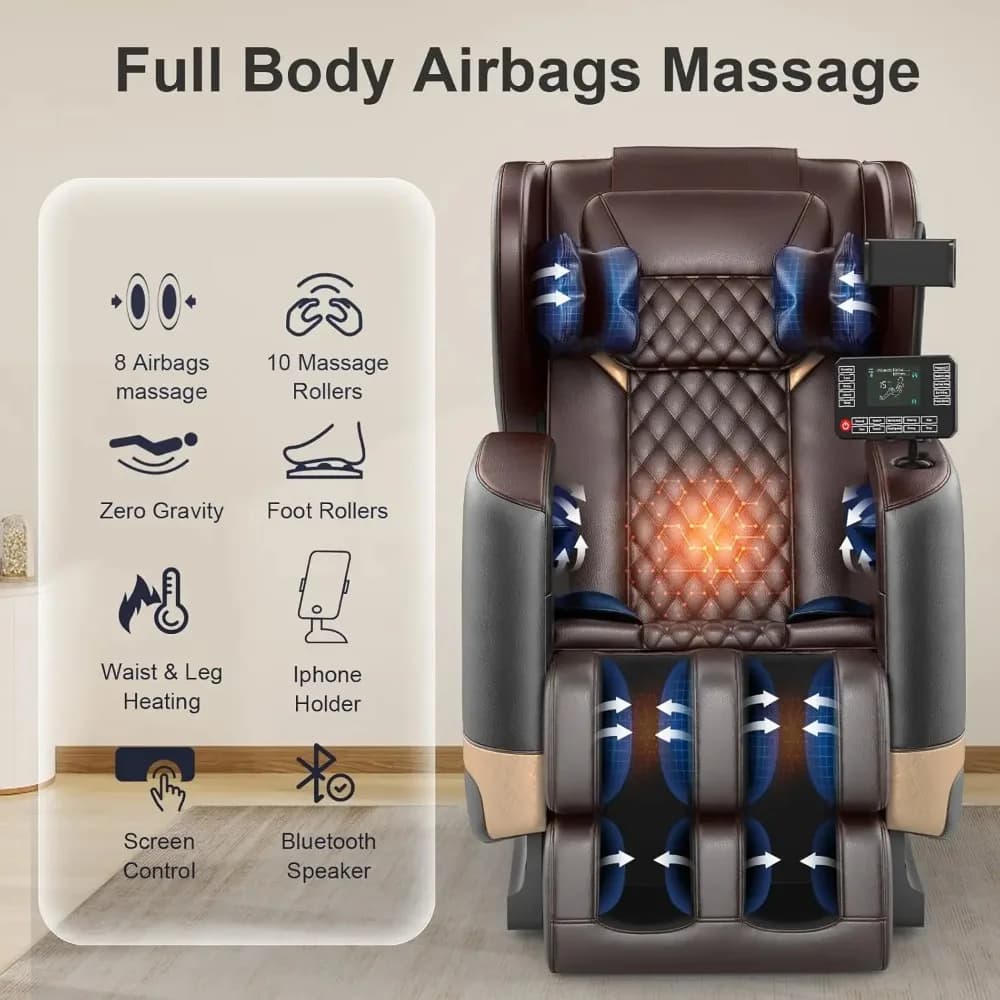 2026 Massage Chair Full Body, Zero Gravity Massage Chair with 10 — image 4