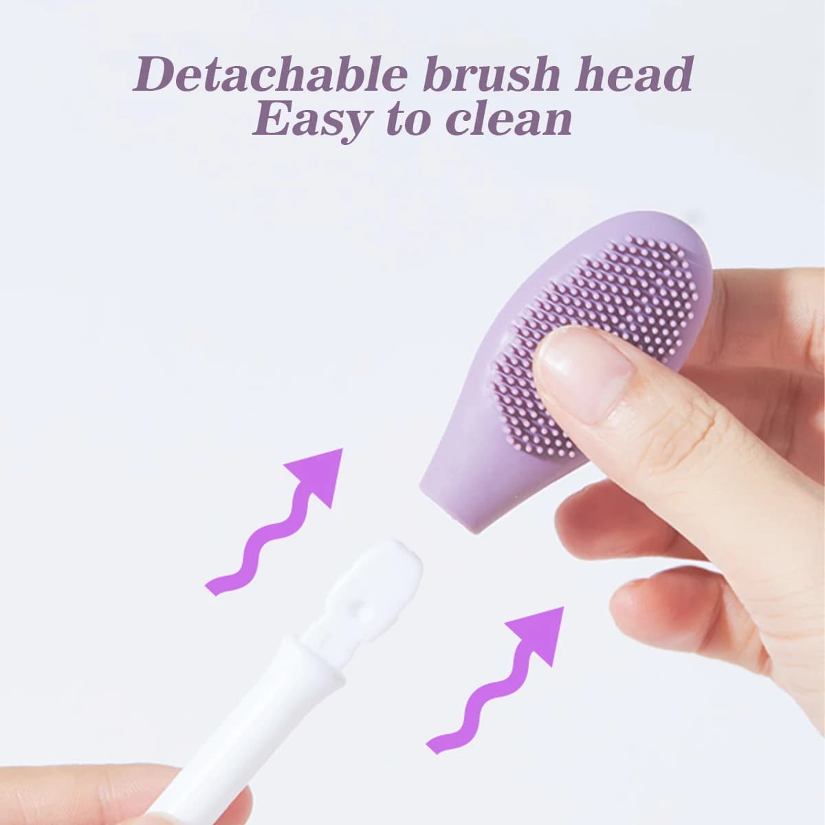 silicone facial cleansing and mask brush — image 6