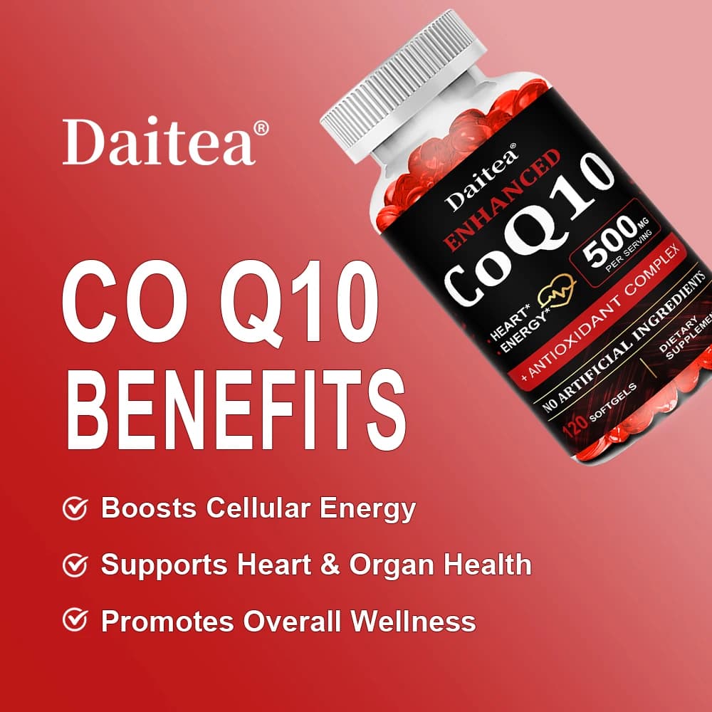 CoQ10 500 mg high‑absorption supplement bottle — image 3