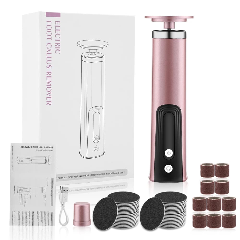 Rechargeable wireless foot callus remover device — image 1