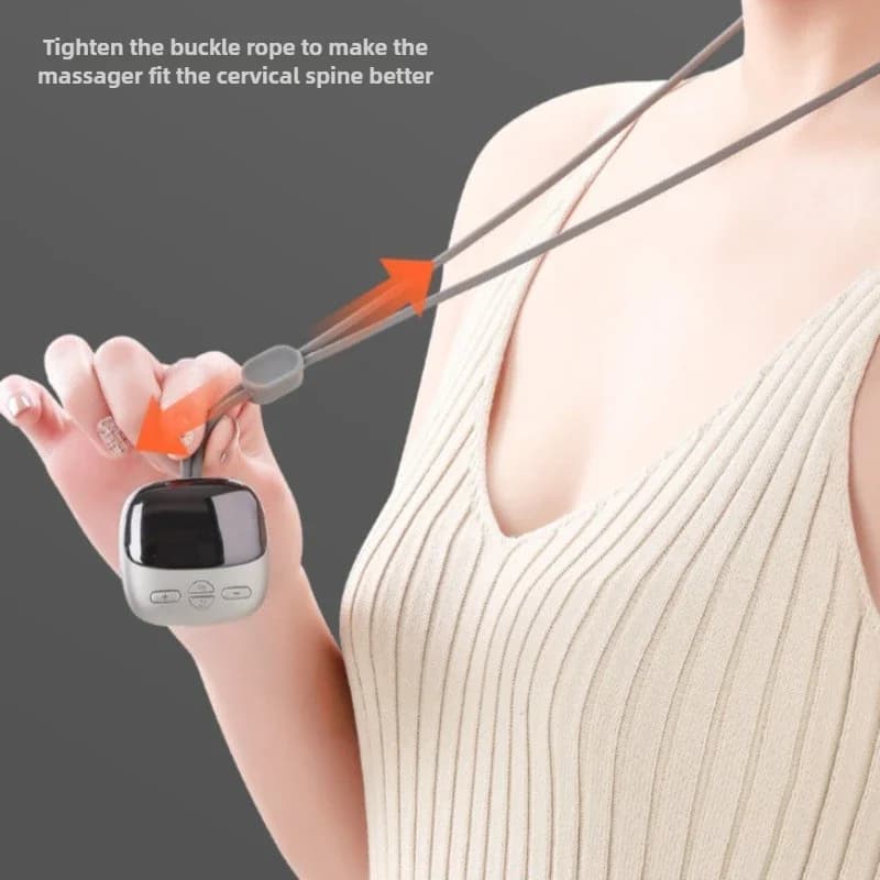 hanging neck and shoulder massager with heat — image 5