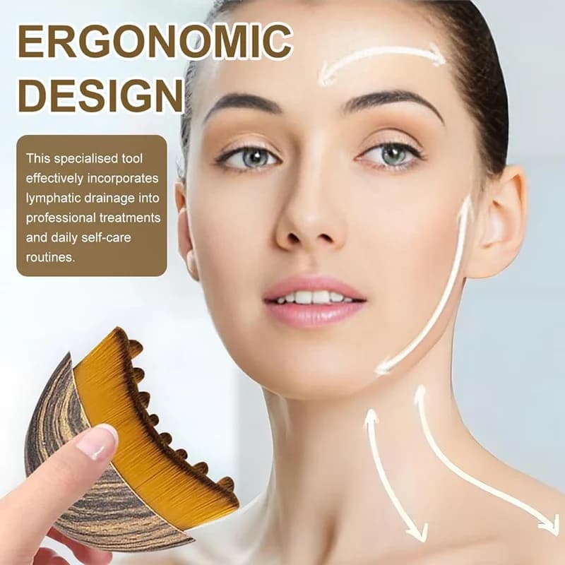 ergonomic face massager brush — image 3