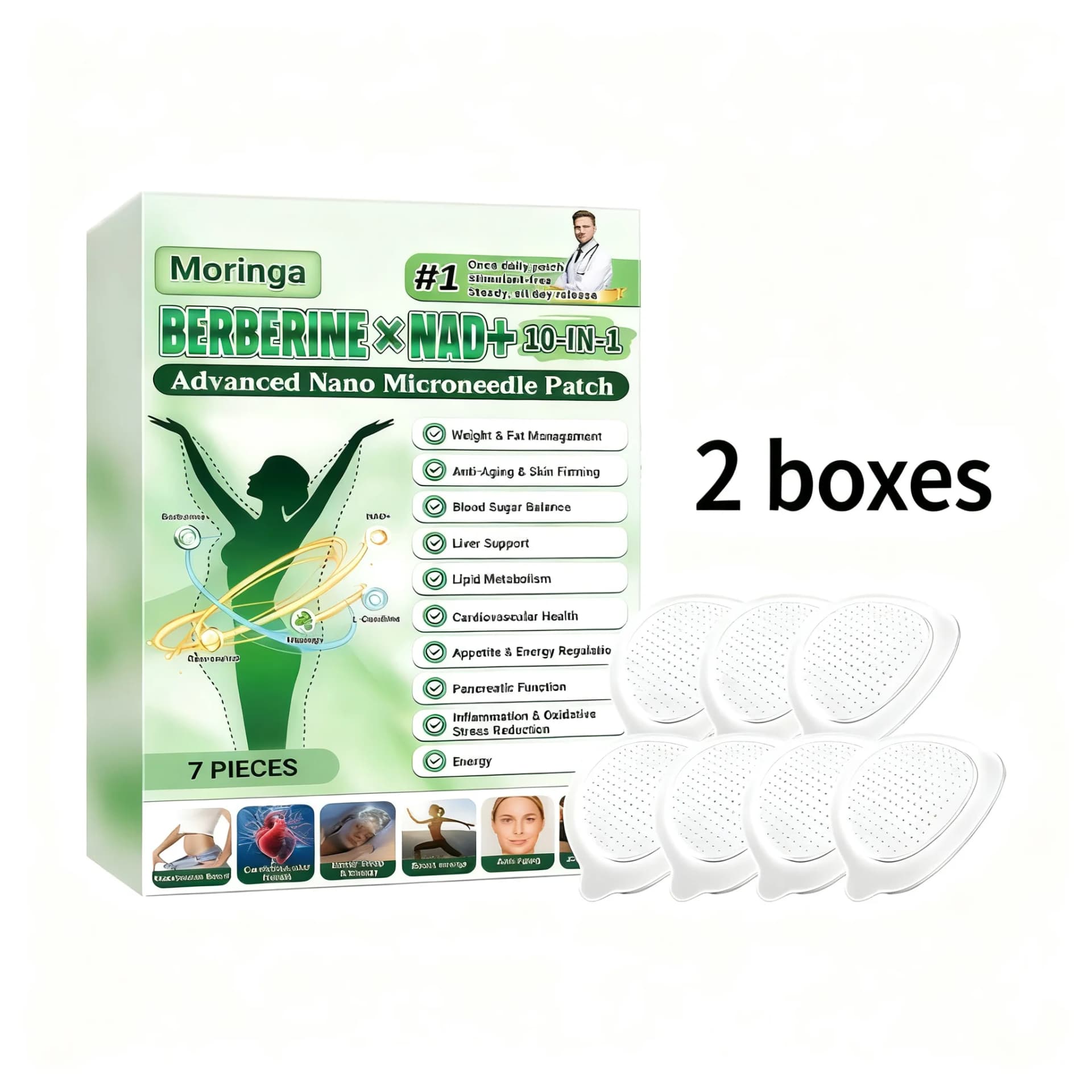 microneedle body patch for skin smoothing — image 7