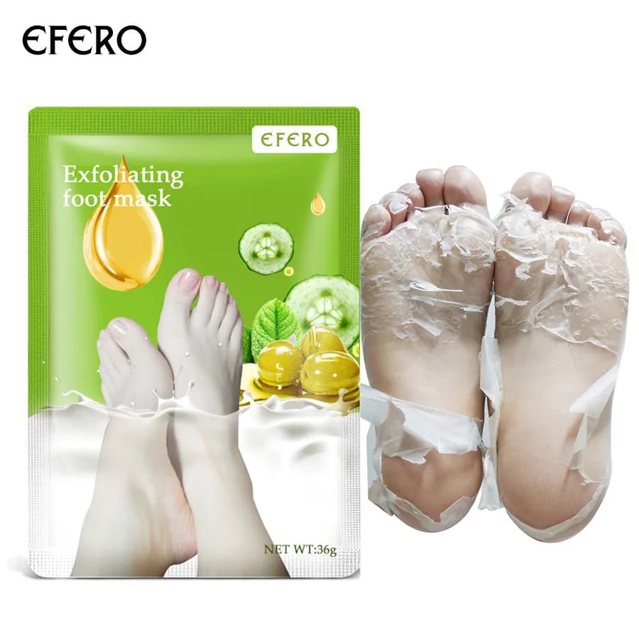 exfoliating foot mask pedicure socks — image 1