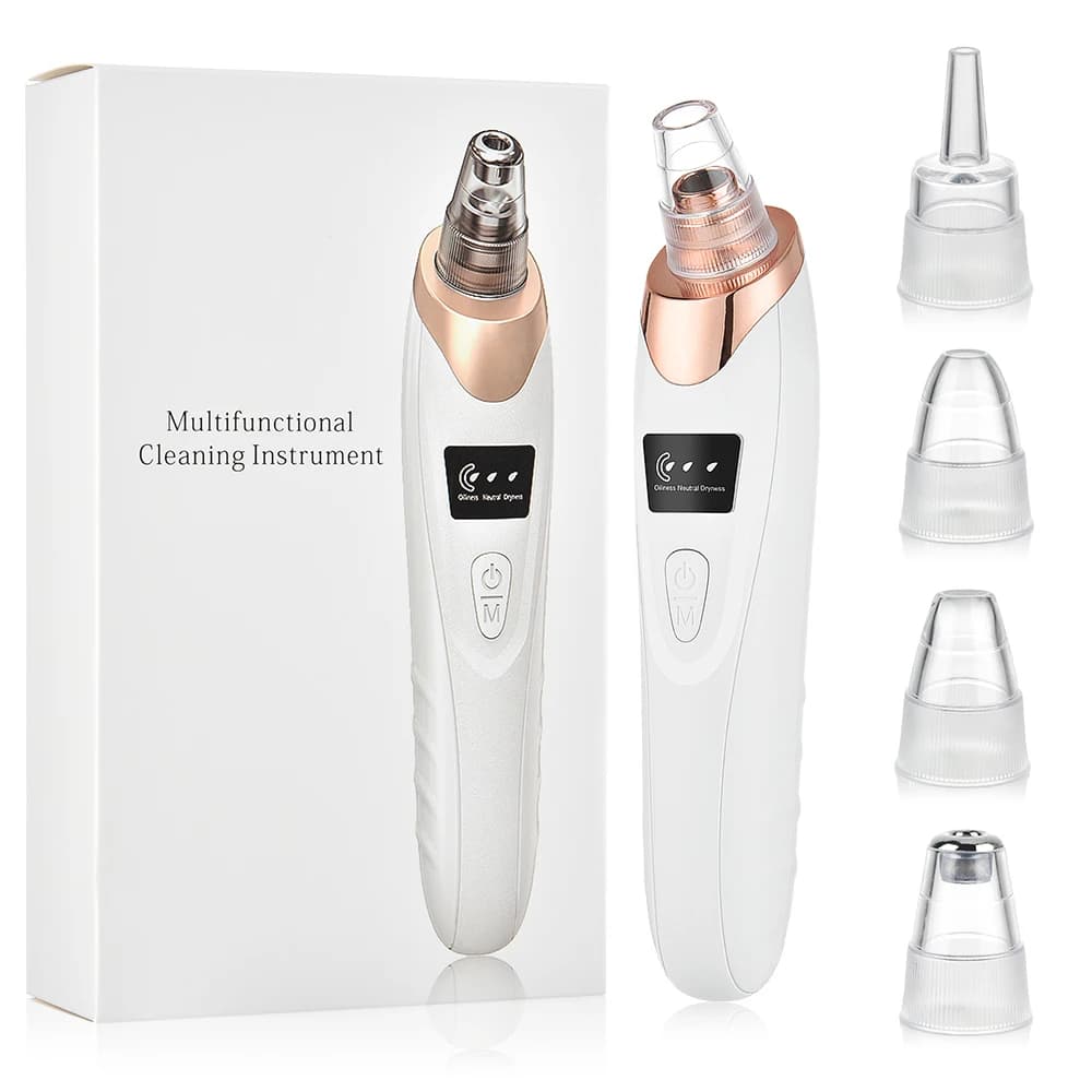 Facial Pore Cleaner with 5 Suction Levels, USB Rechargeable