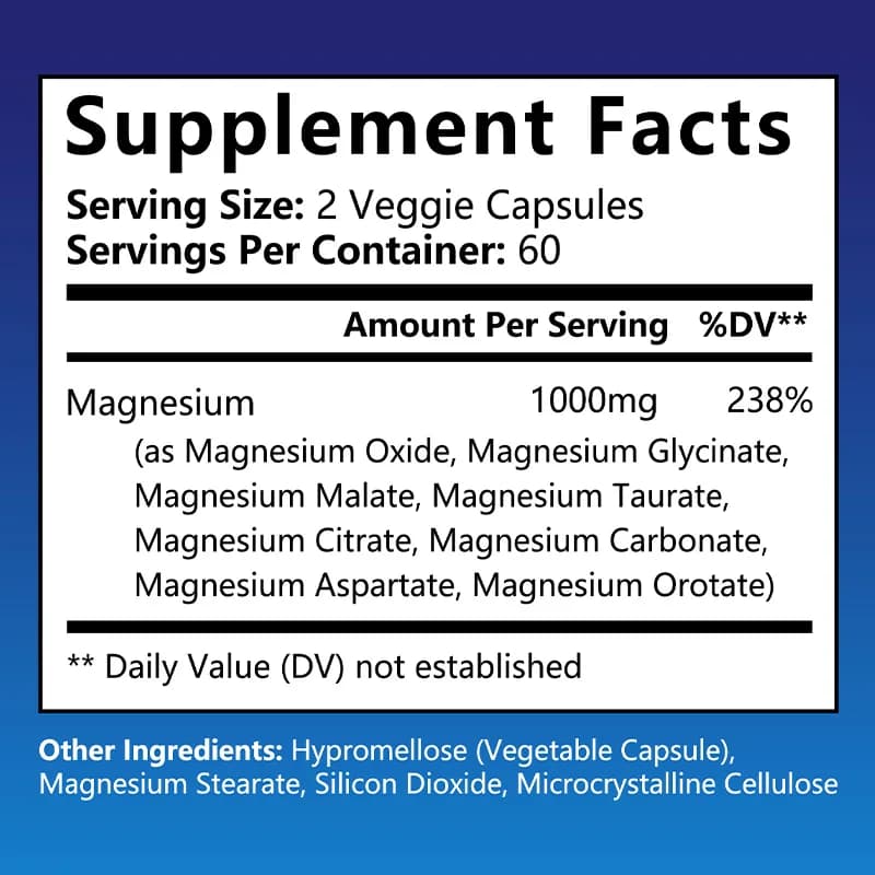 bottles of magnesium glycinate and malate supplement — image 6