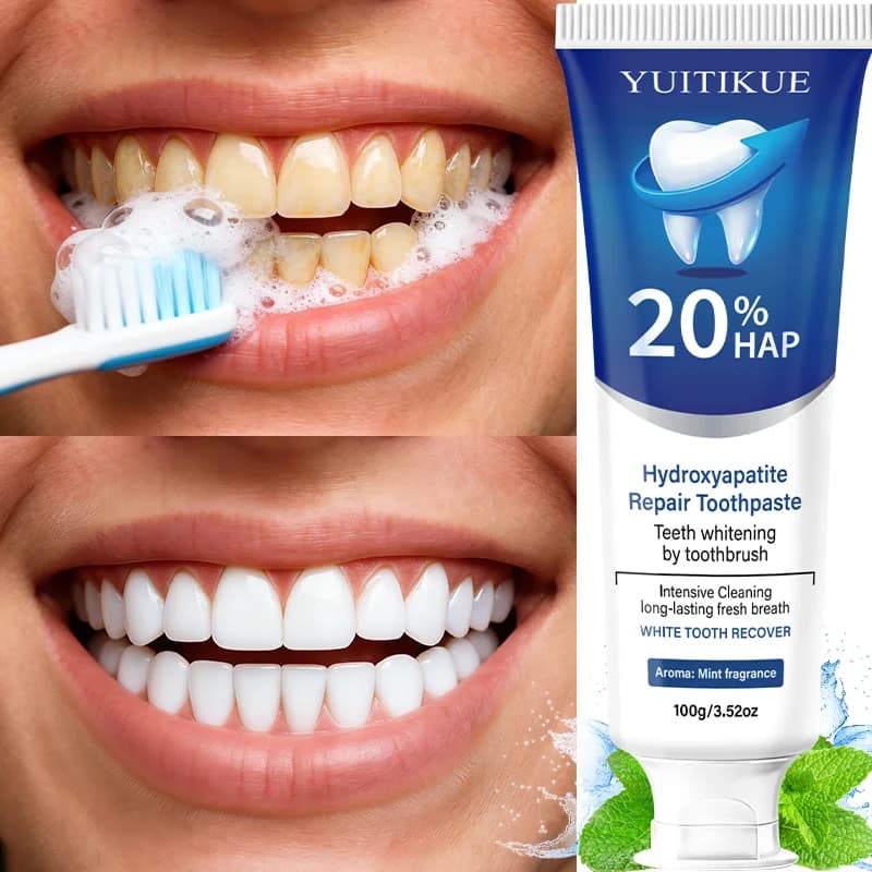 tube of hydroxyapatite toothpaste — image 1