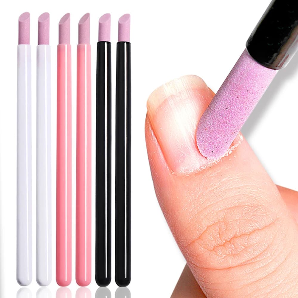 Quartz stone nail file rods for cuticle care — image 1