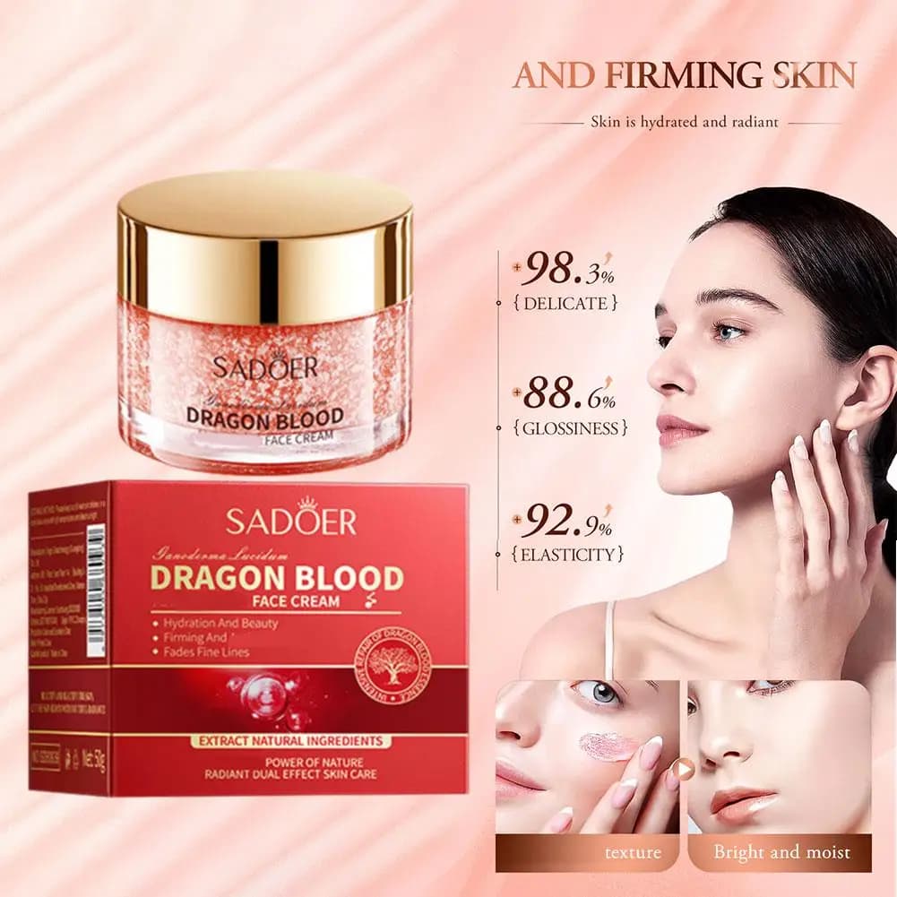Dragon blood brightening face cream tube — image 3