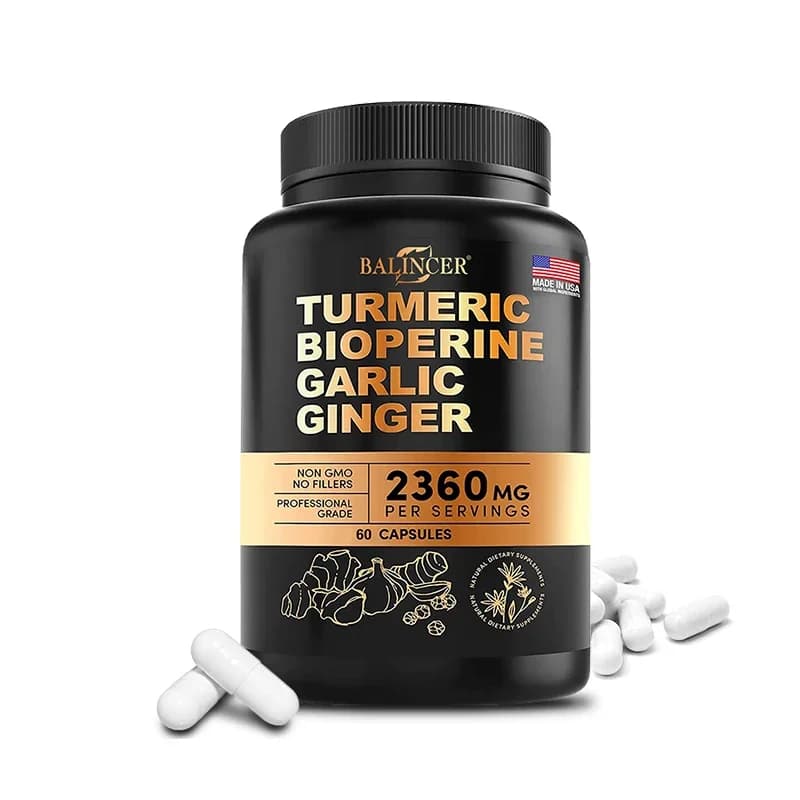 turmeric curcumin capsules with black pepper — image 7