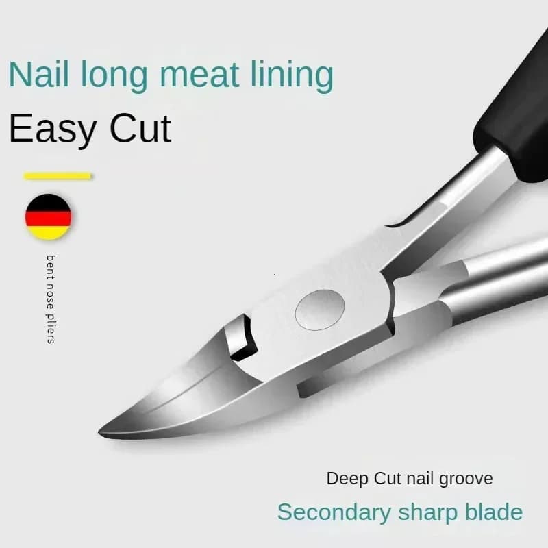 Toe nail clipper with curved blade — image 3