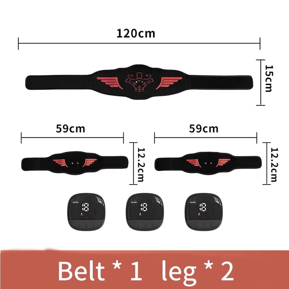 hand holding EMS muscle stimulator device — image 7