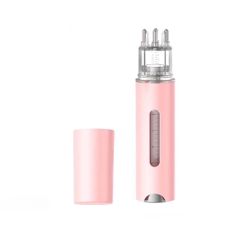 portable scalp massage comb with liquid applicator — image 8
