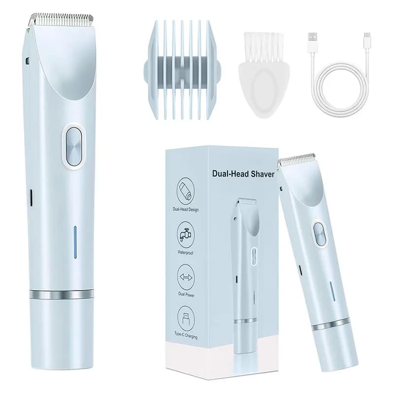 dual head wet dry shaver and trimmer — image 7