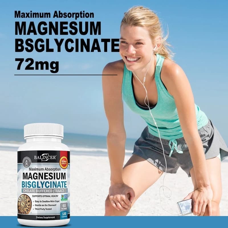vegetarian magnesium bisglycinate capsules — image 2