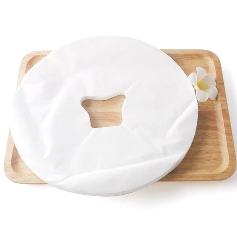 Disposable massage table sheet set with headrest cushion — image 6