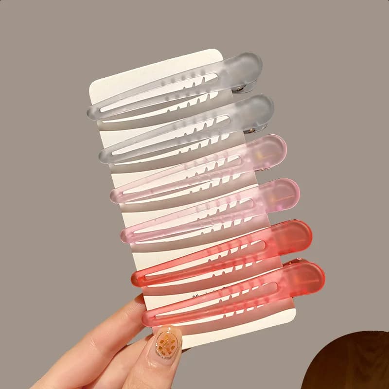 Two bright candy‑colored 7.5 cm duckbill hair clips — image 7