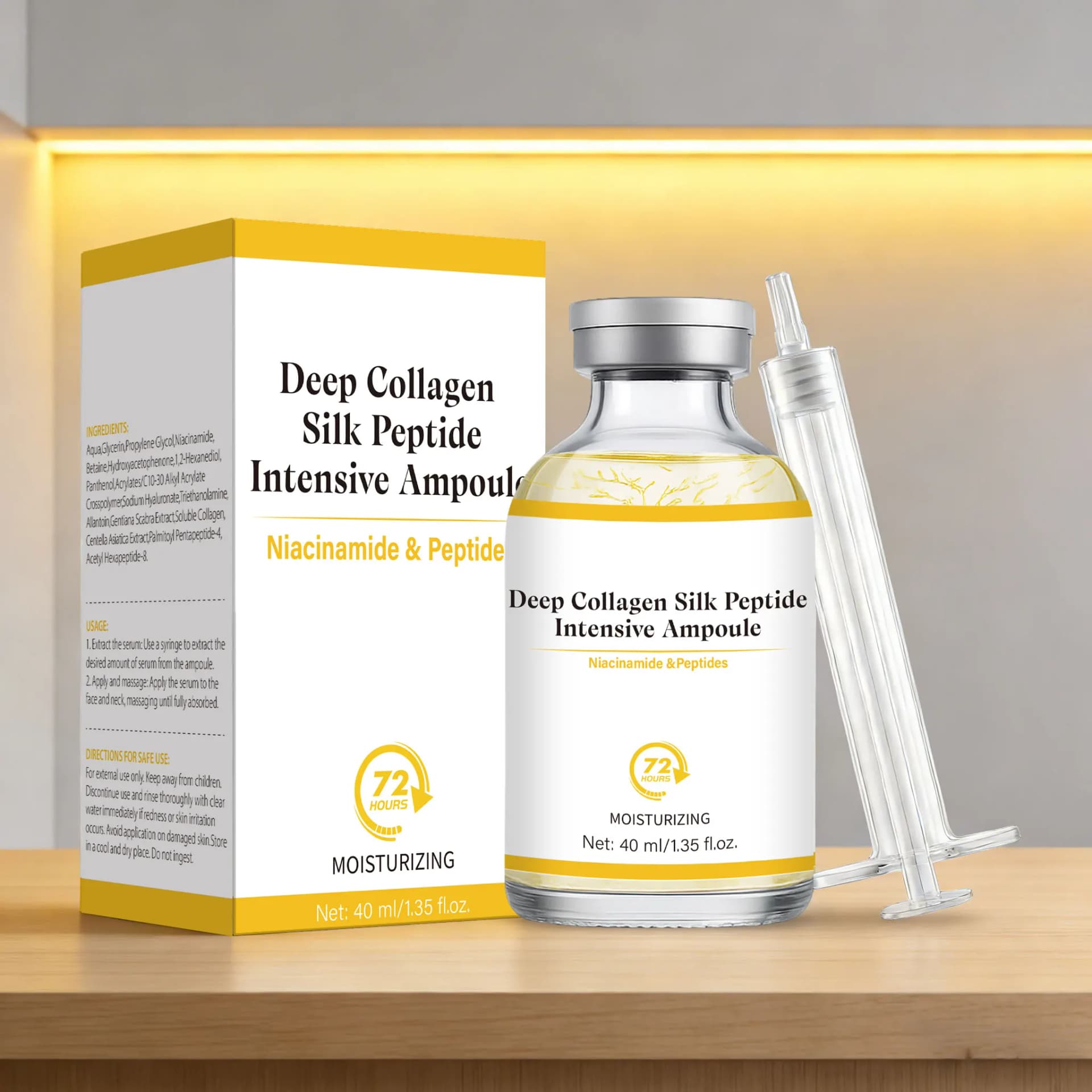 bottle of deep collagen silk peptide face lift serum — image 6