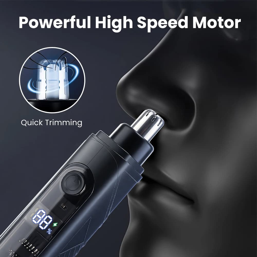 Rechargeable nose hair trimmer for men — image 2