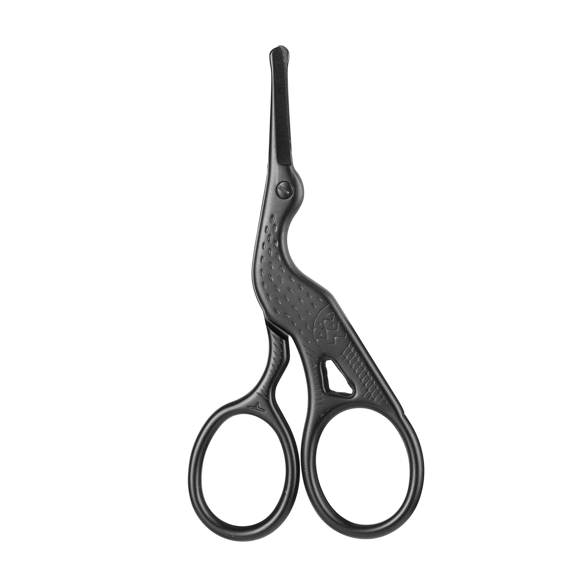 stainless steel round-head nose hair scissors — image 6